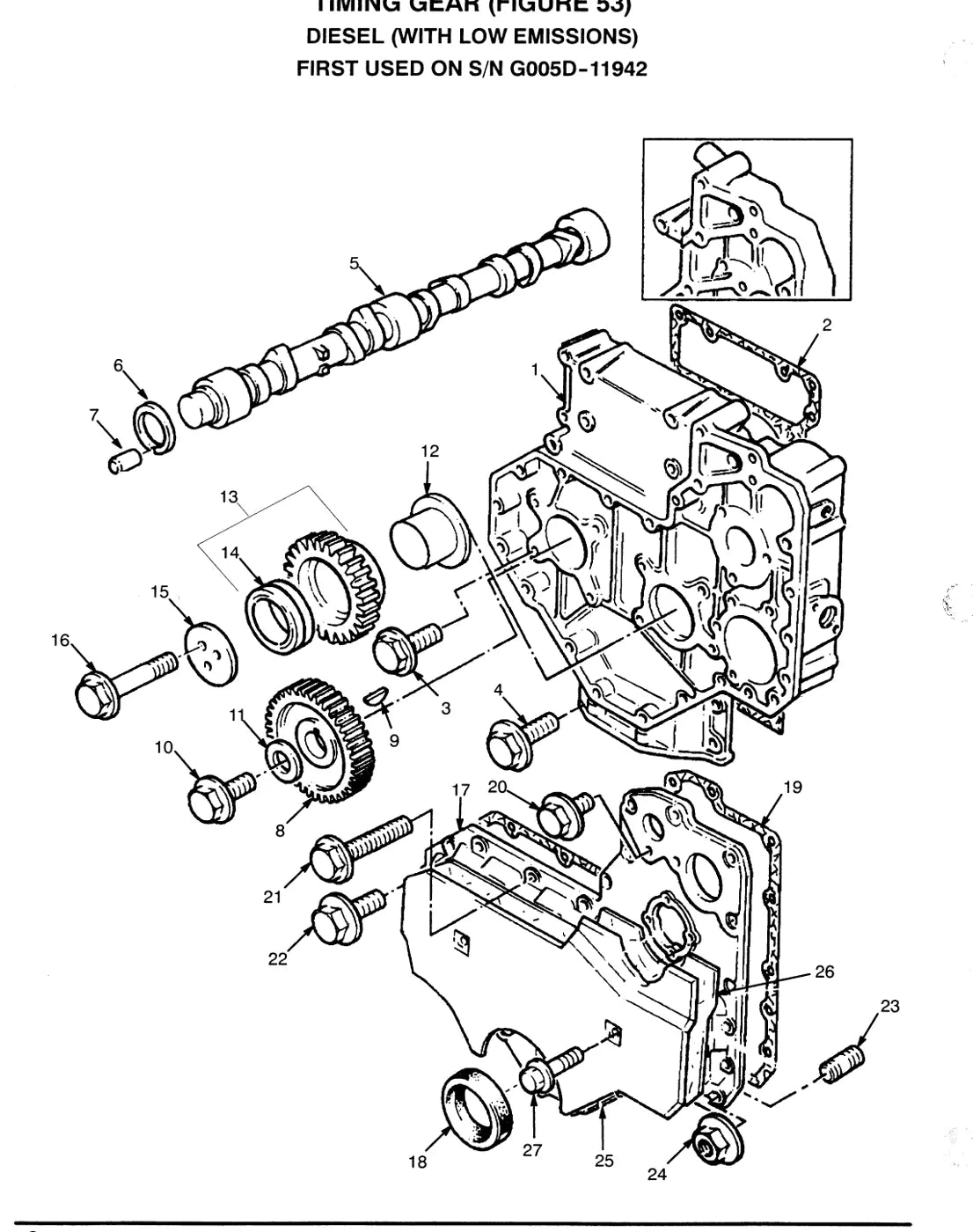 Detalhe de componentes ilustrados no Catálogo de Peças Hyster H70XL a H110XL, H90XLS