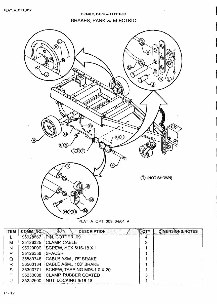 Catálogo de Peças Ingersoll-Rand P185 e XP185 — página interna 2