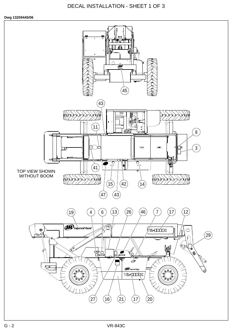 Catálogo de Peças Ingersoll-Rand VR-843C — página interna 2