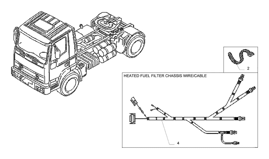 Vista explodida 4 do catálogo de peças Iveco EuroTrakker 380E37