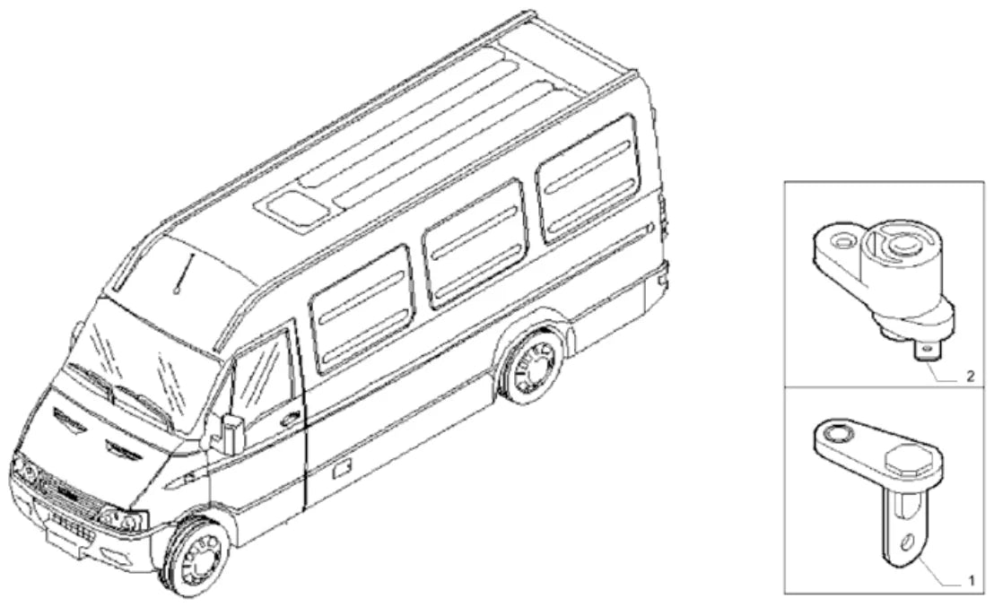 Vista explodida 3 do catálogo de peças Iveco Power Daily 36.10