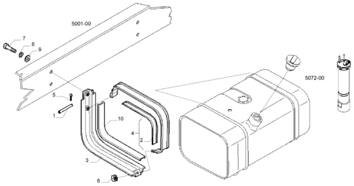 Vista explodida 3 do catálogo de peças Iveco Power Daily 42.12