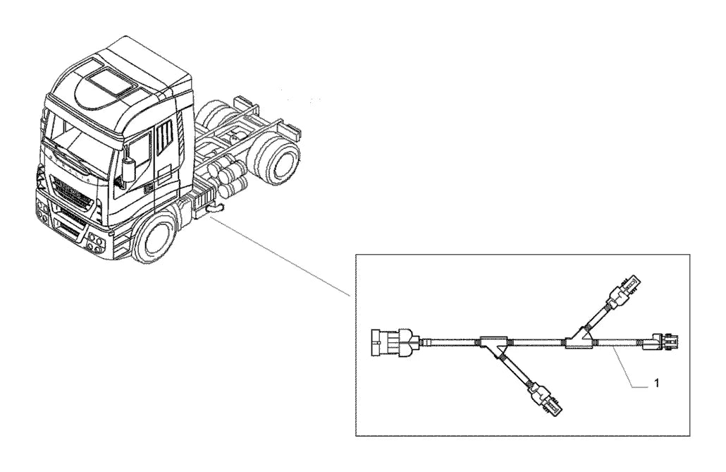 Vista explodida 2 do catálogo de peças Iveco Novo Stralis 490S41T NR