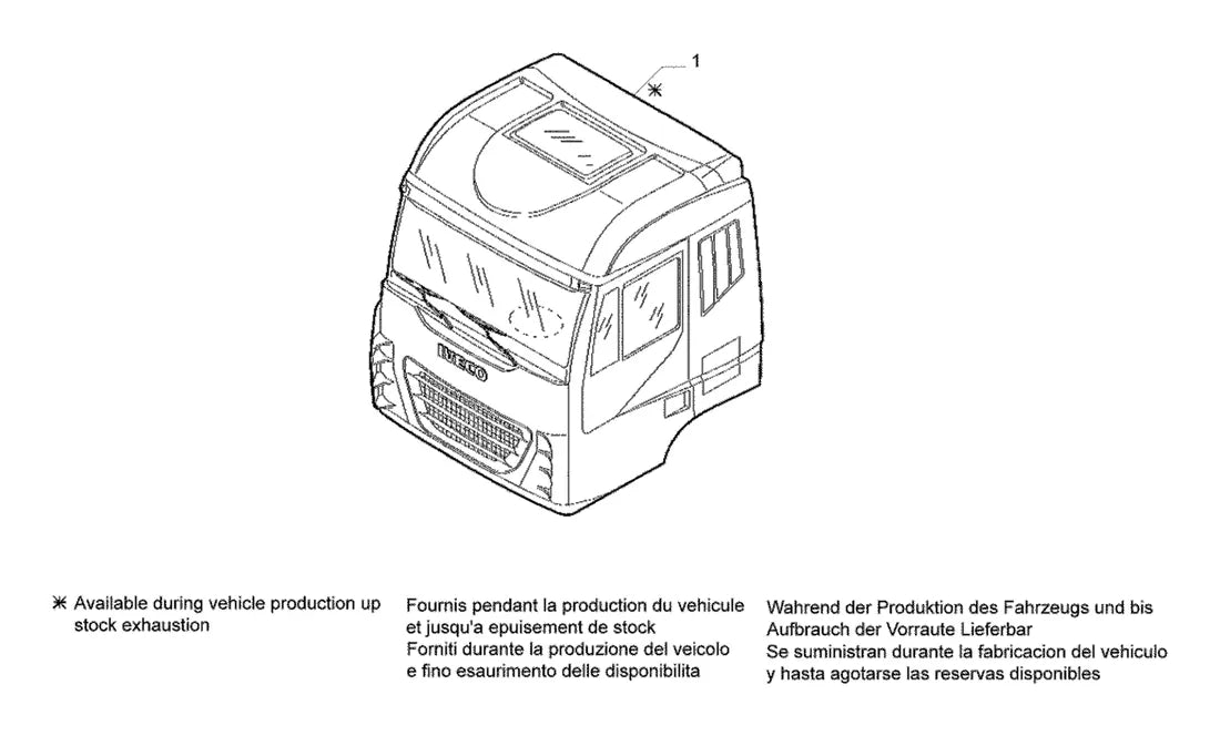 Vista explodida 4 do catálogo de peças Iveco Novo Stralis 740S46T NR Eurotronic