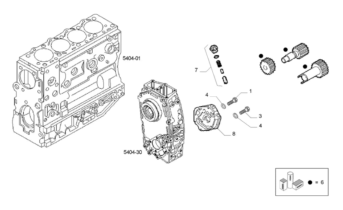 Vista explodida 1 do catálogo de peças Iveco Power Daily A50.13