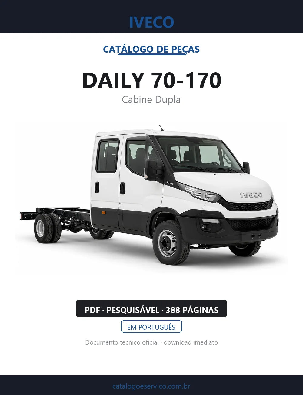 Catálogo de Peças Iveco Daily 70-170 — capa