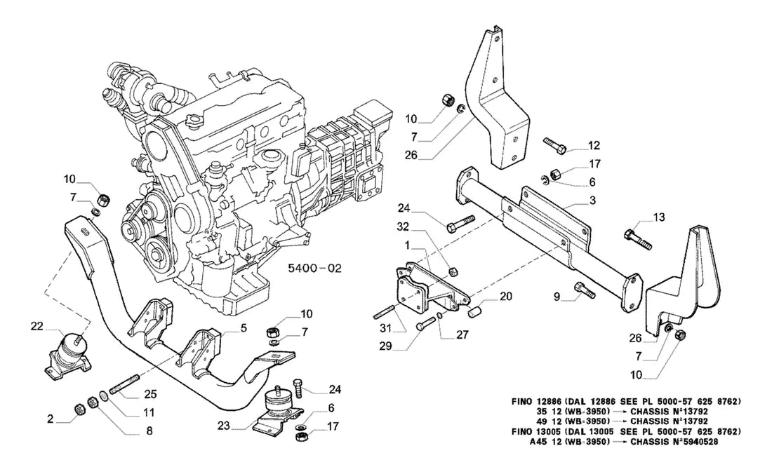 Vista explodida 3 do catálogo de peças Iveco Daily 35.12