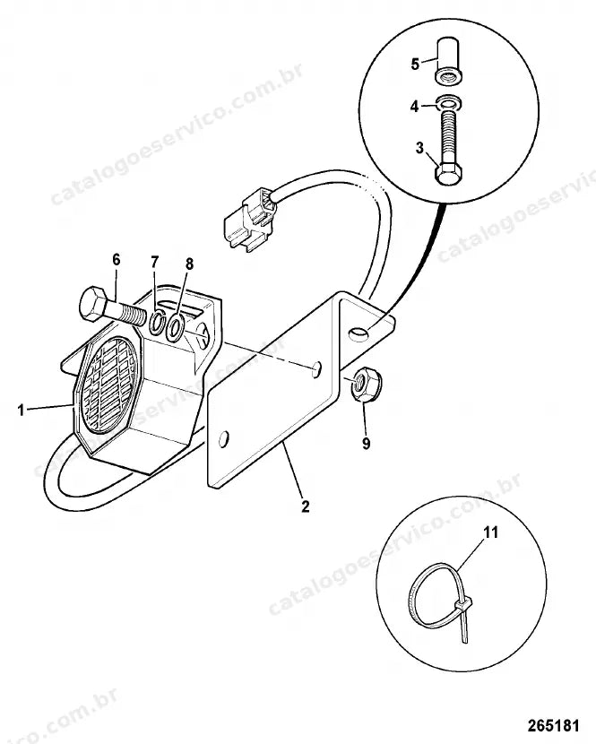 Catálogo de peças JCB 4CX-4WS PC — vista explodida 4 de 4