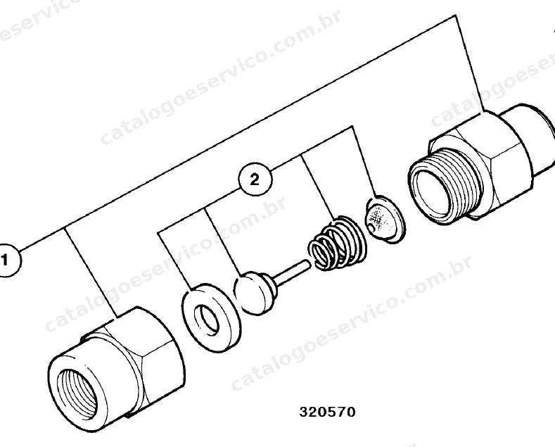 Catálogo de peças JCB Fastrac 3230 — vista explodida 4 de 4