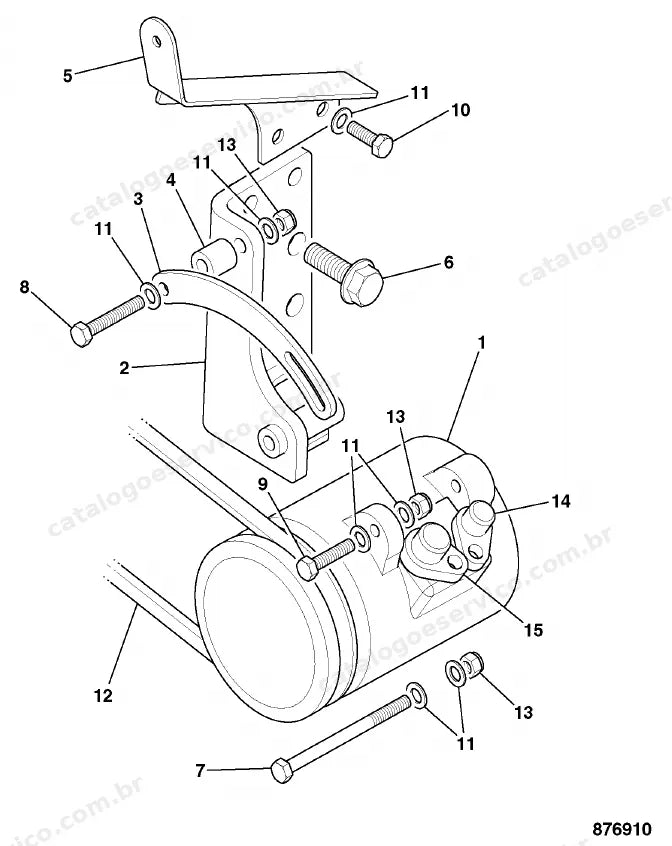 Catálogo de peças JCB Robot 180 — vista explodida 1 de 4