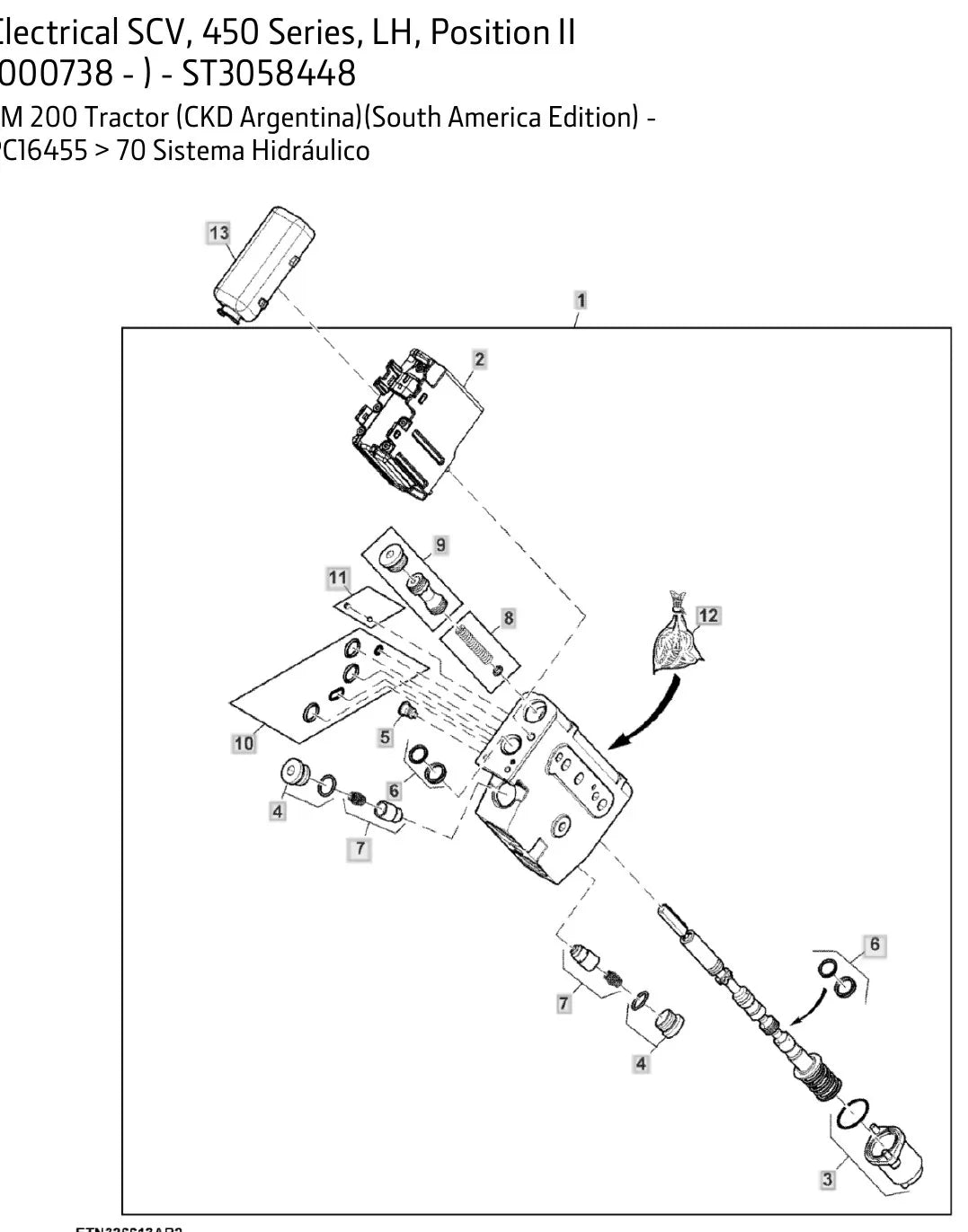 Catálogo de Peças John Deere 7M200 — página interna 3