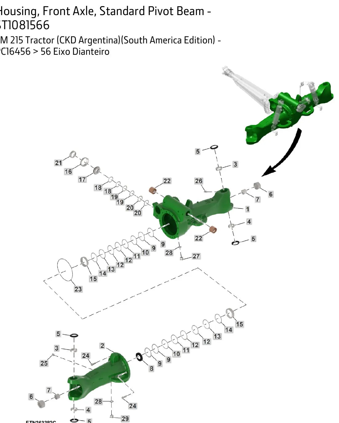 Catálogo de Peças John Deere 7M215 — página interna 2