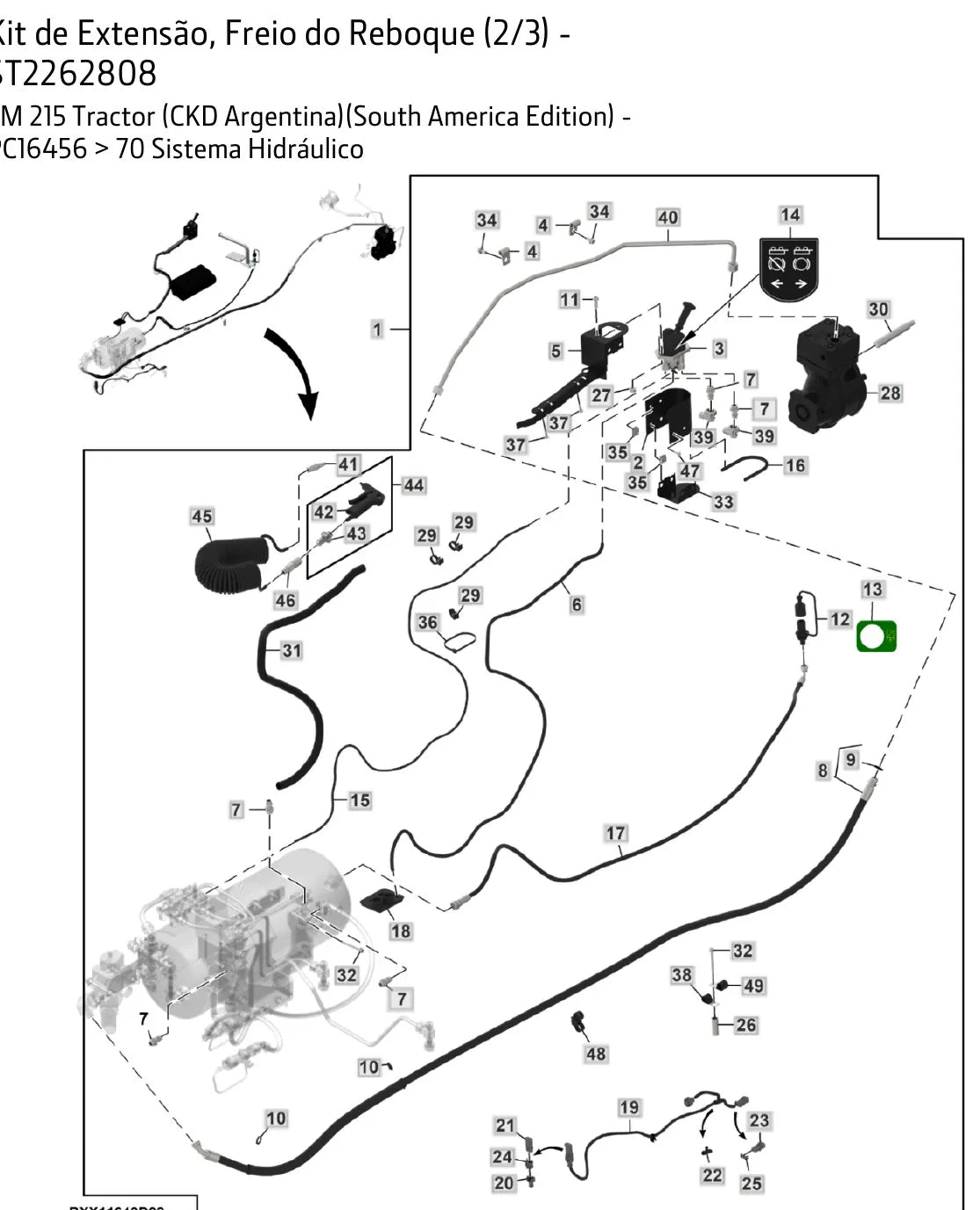 Catálogo de Peças John Deere 7M215 — página interna 3