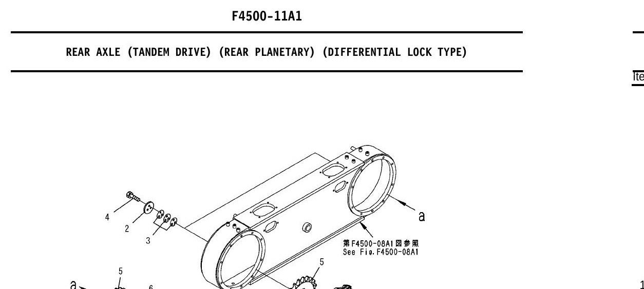 Catálogo de pecas Komatsu - GD555-3C - Motoniveladoras - vista explodida 2