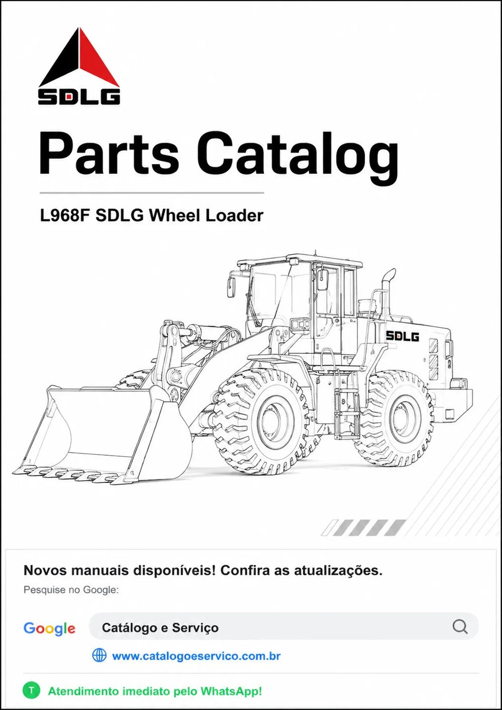 Catálogo de Peças L968F SDLG Pá Carregadeira