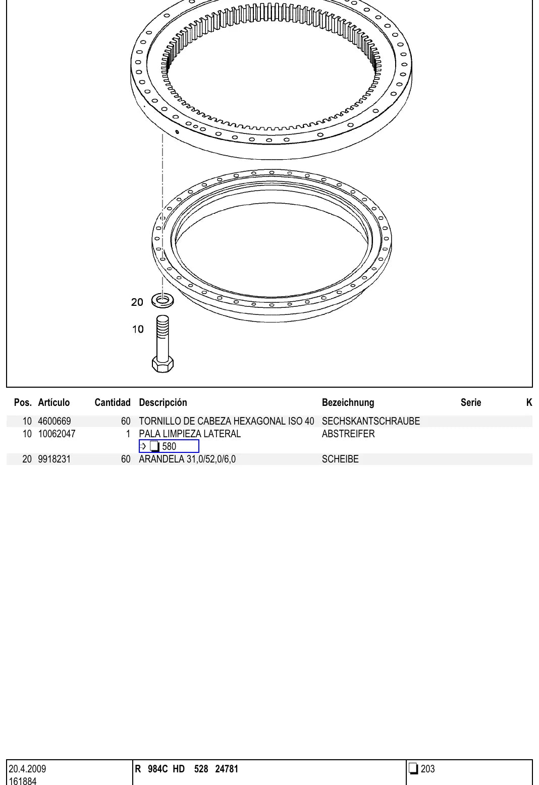 Liebherr R 984C HD — vista 3 do documento
