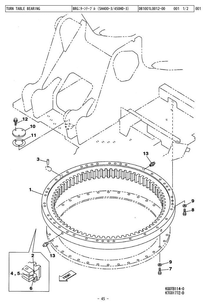 Catálogo de Peças Link-Belt 460X2 Escavadeira Hidráulica — página interna 2