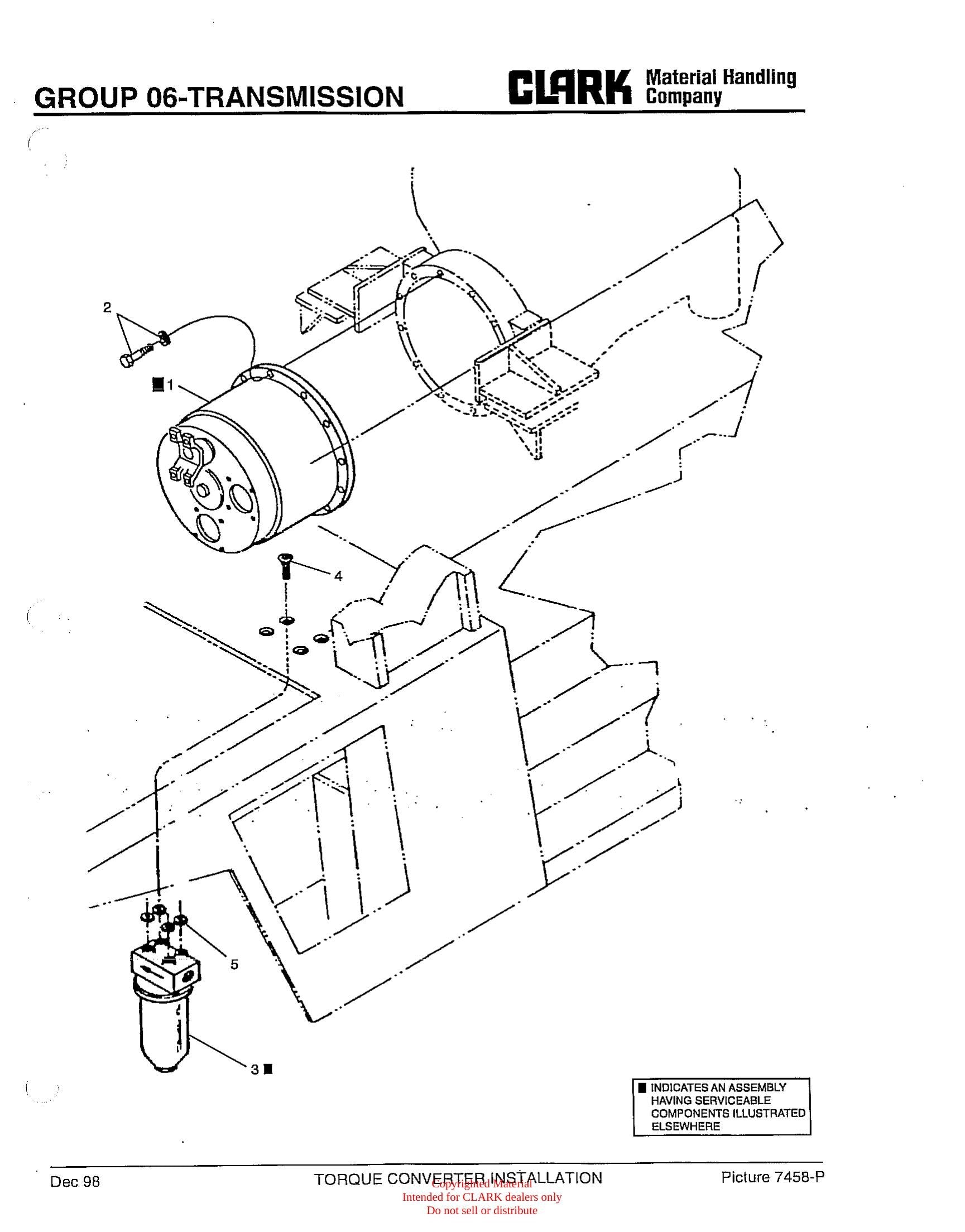 Catálogo de Peças Manipulador de Contêineres Clark C500 Y800 CH Container Handler (Serial 8071) - página interna