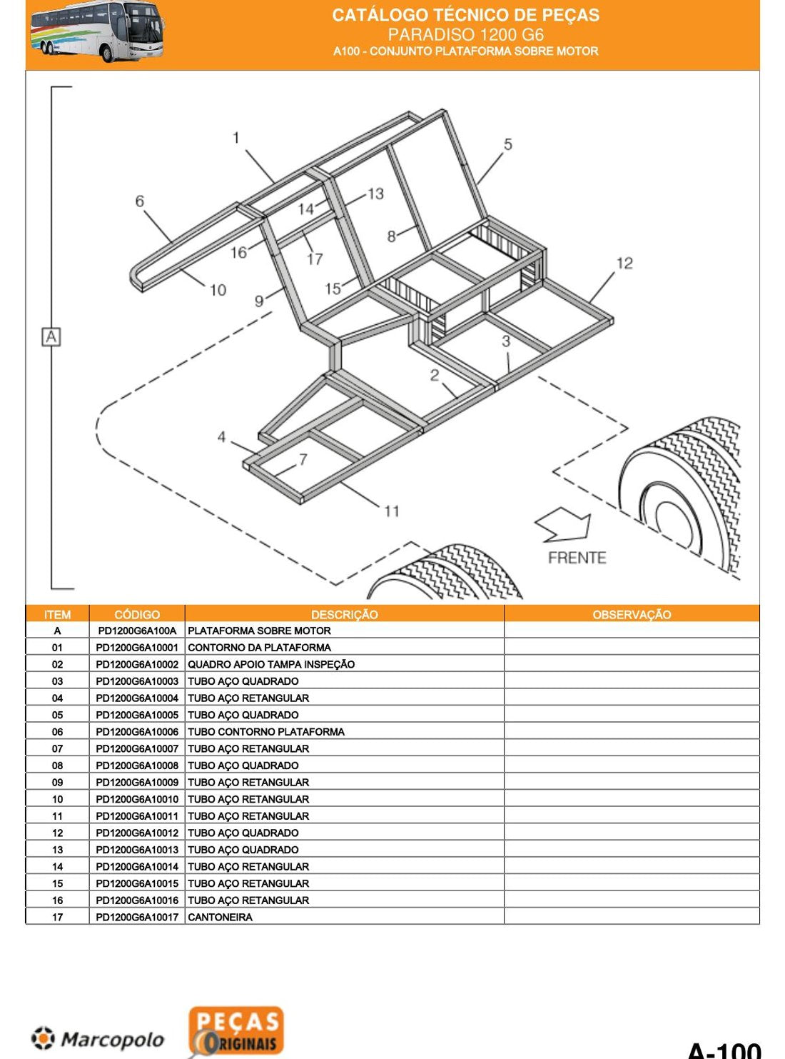 Catálogo de Peças Marcopolo Paradiso 1200 G6 - Ônibus - página 2