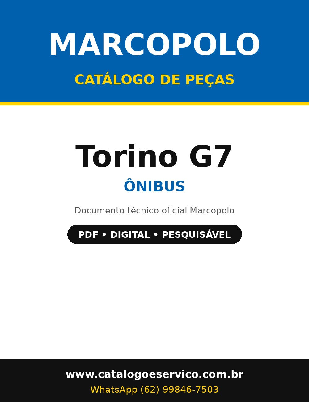 Catálogo de Peças Marcopolo Torino G7 - Ônibus