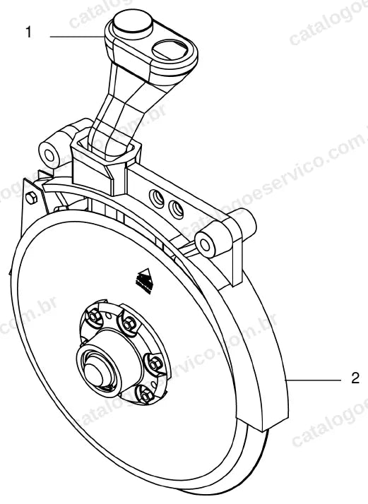 Vista explodida do catálogo de peças Massey Ferguson MF 405, 407, 409 e 411 — figura 4