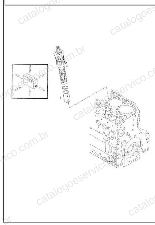 Vista explodida do Catálogo de Peças Massey Ferguson MF T3075/T3085 (Turquia) — exemplo 1