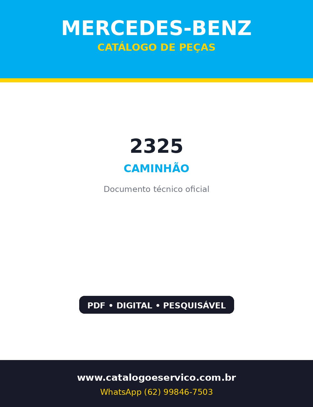 Catálogo de Peças Mercedes-Benz 2325 - Caminhão
