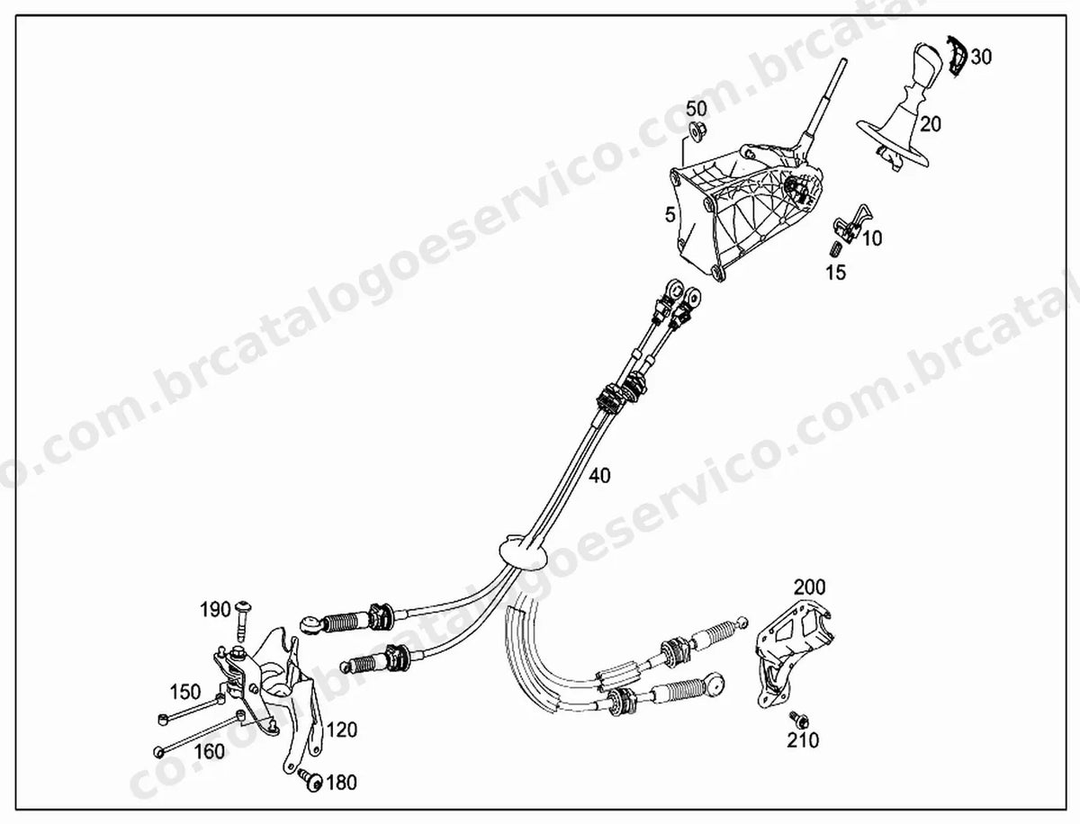 Vista explodida 4 do Catálogo de Peças Mercedes-Benz Classe V W447