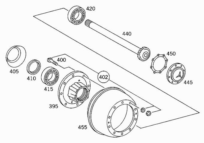Catálogo de Peças Mercedes-Benz L 1313 / L 1314 — Caminhão - página 2