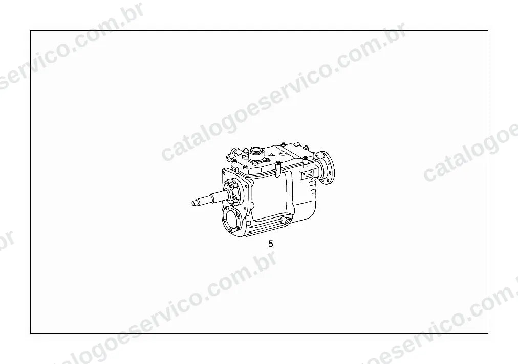 Vista explodida do Catálogo de Peças Mercedes-Benz L 710 (2)