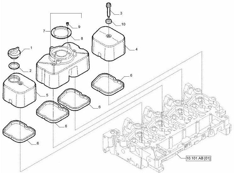 CATALOGO DE PEÇAS MOTOR - FTP NEF F4CE SERIES NEW HOLLAND