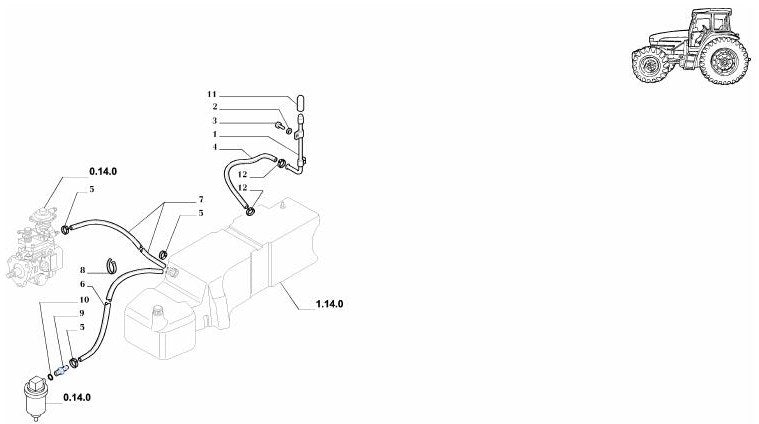 Catalogo De Pecas New Holland - TM120 - 1997/2001 - Trator