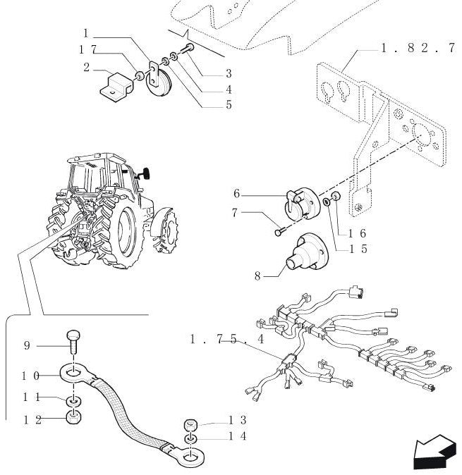 Catalogo De Pecas New Holland - TM180 - 2004/2008 - Trator