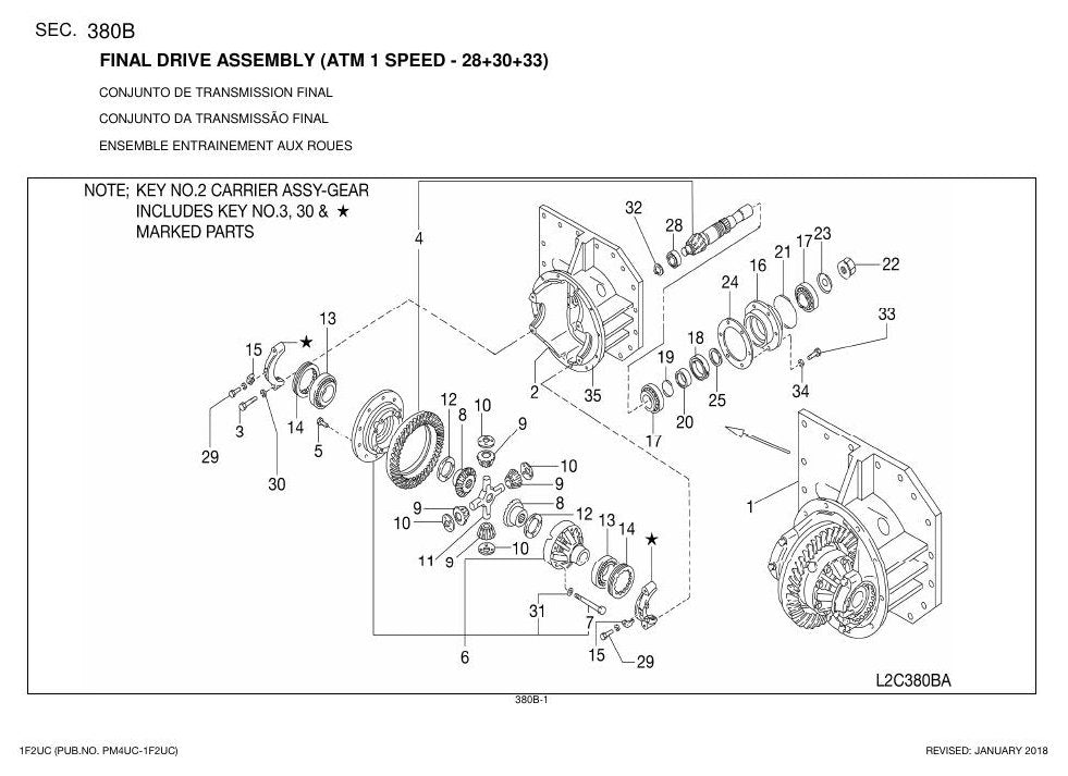 1F2UC - Catálogo de Peças Nissan