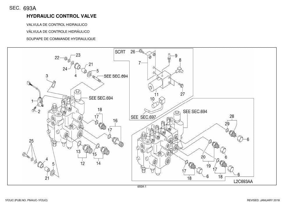 1F2UC - Catálogo de Peças Nissan