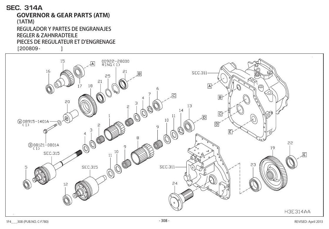 1F4 - Catálogo de Peças Nissan