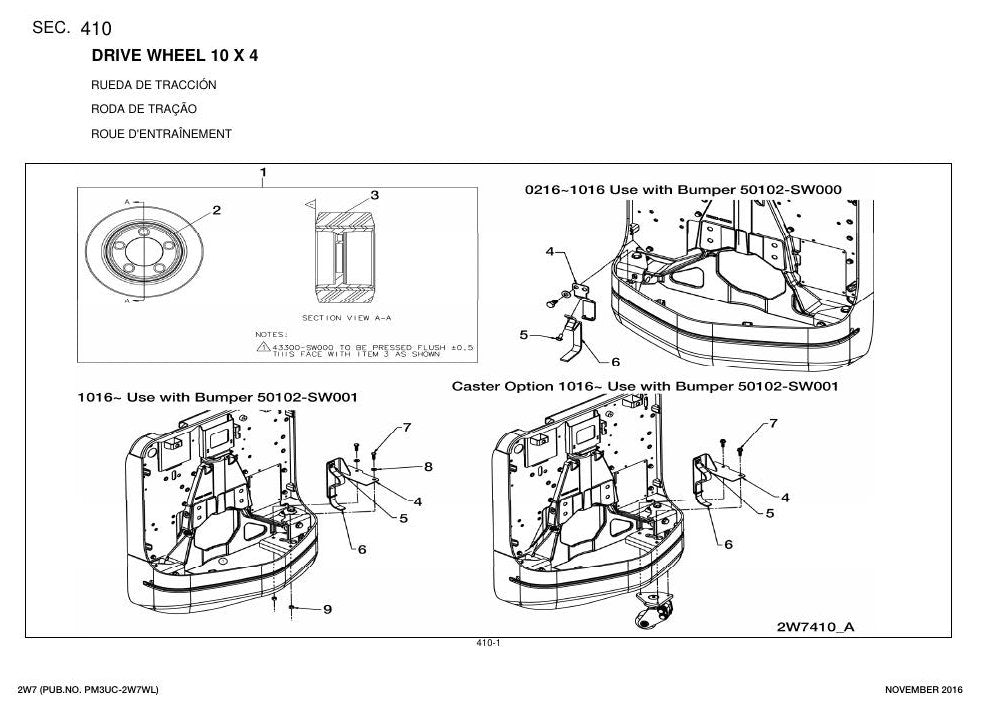 2W7 SERIES - Catálogo de Peças Nissan