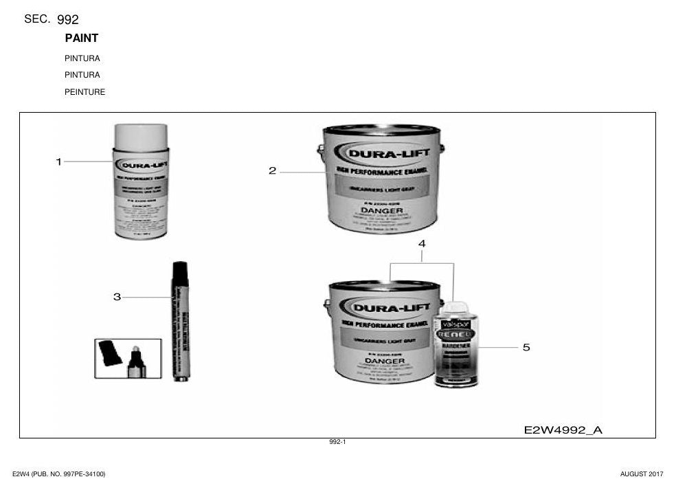 E2W4 SERIES - Catálogo de Peças Nissan
