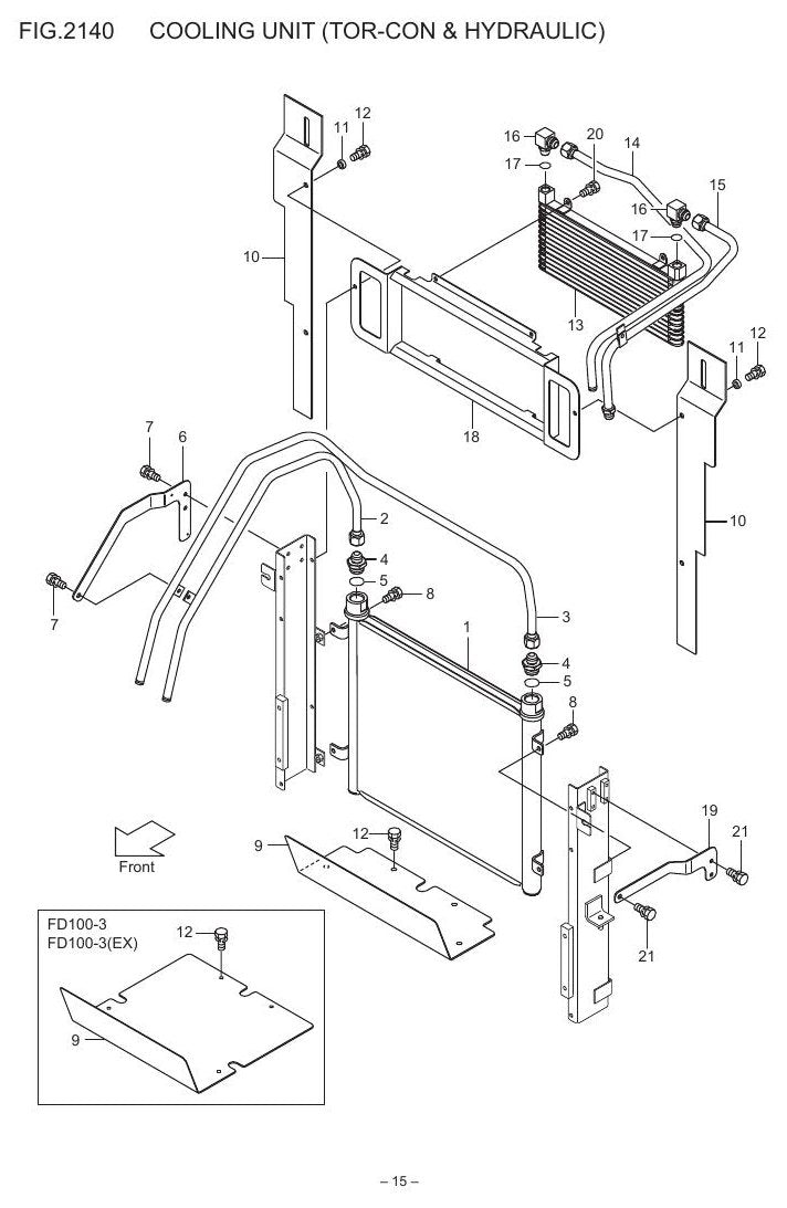 FD60, 70 ,80, 100-3 - Catálogo de Peças Nissan