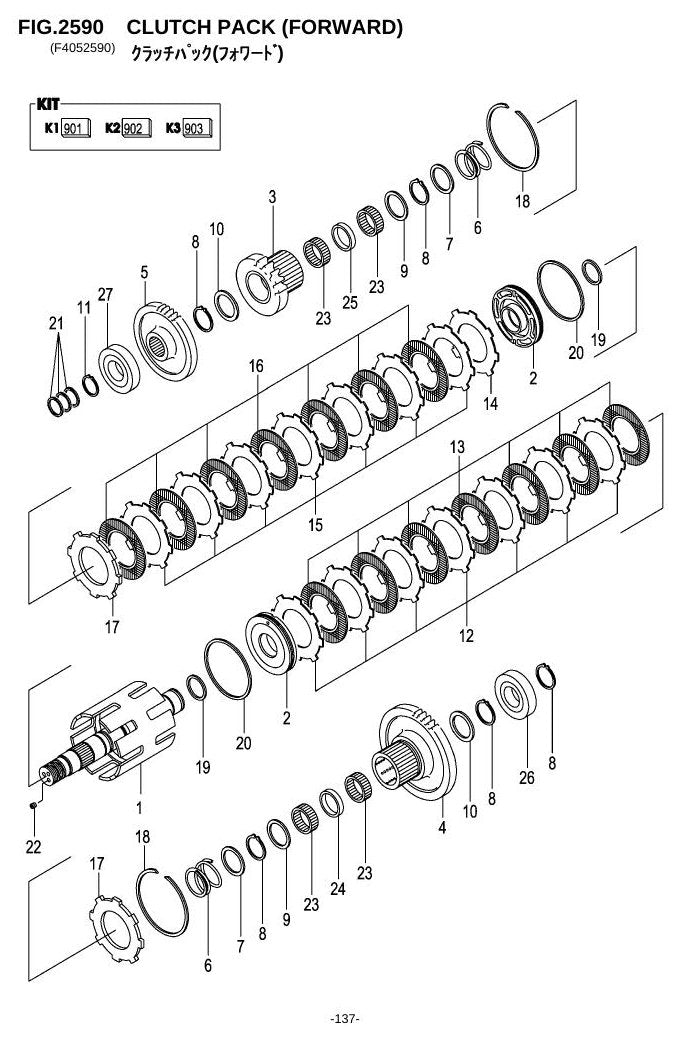 FD60, 70, 80, 100Z8 - Catálogo de Peças Nissan