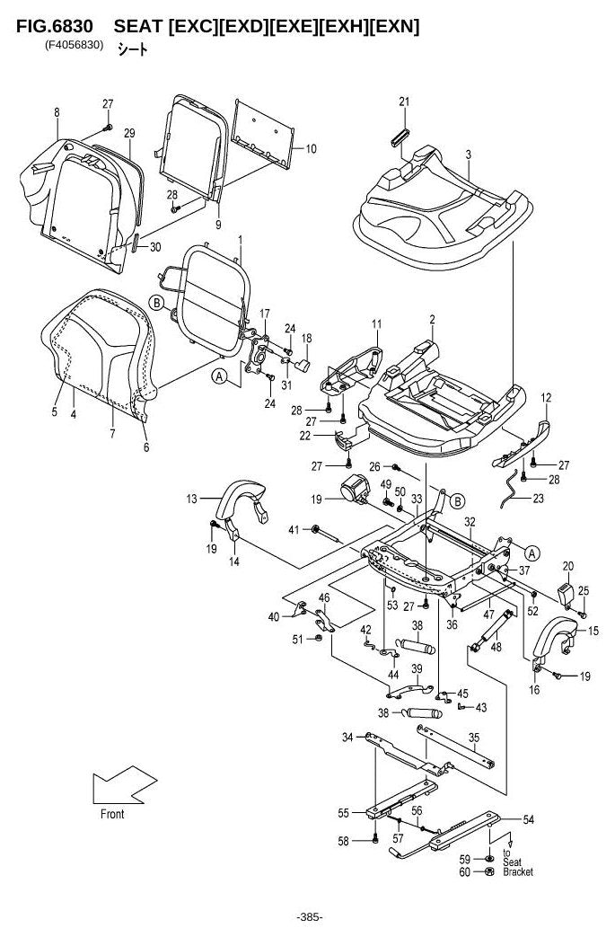 FD60, 70, 80, 100Z8 - Catálogo de Peças Nissan