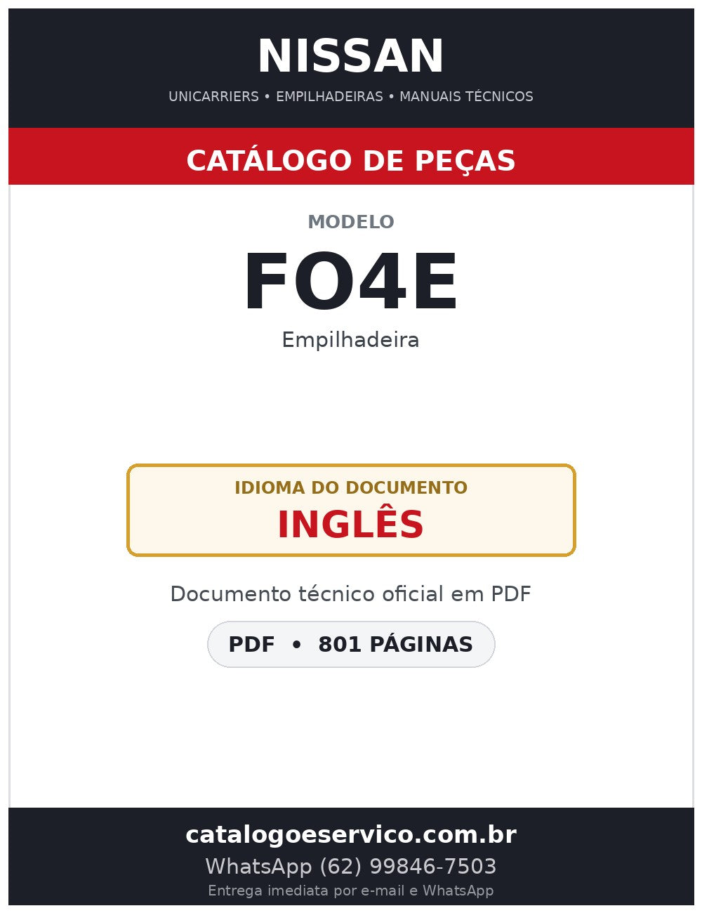 FO4E - Catálogo de Peças Nissan