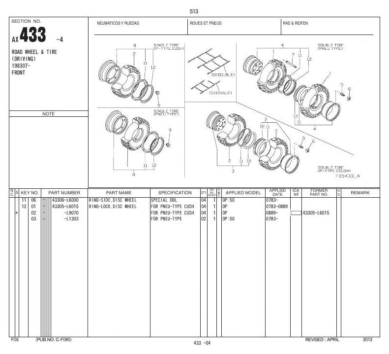 FO5 SERIES - Catálogo de Peças Nissan