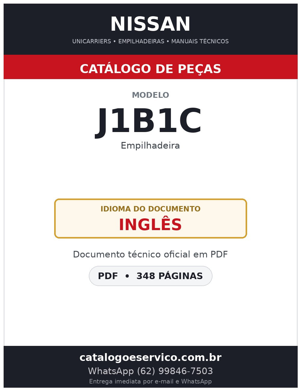 J1B1C - Catálogo de Peças Nissan