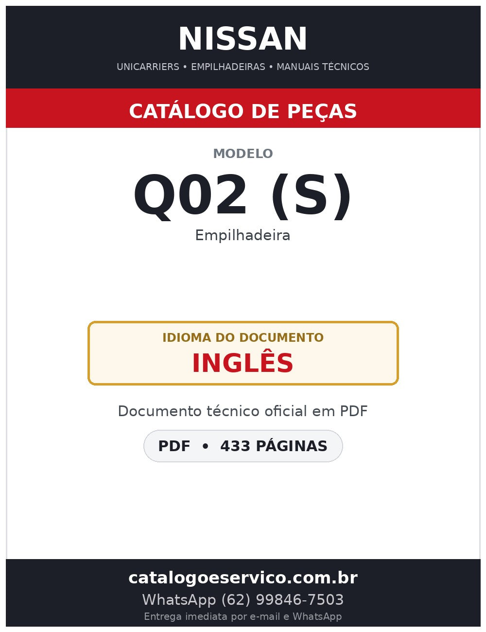 Q02 (S) - Catálogo de Peças Nissan