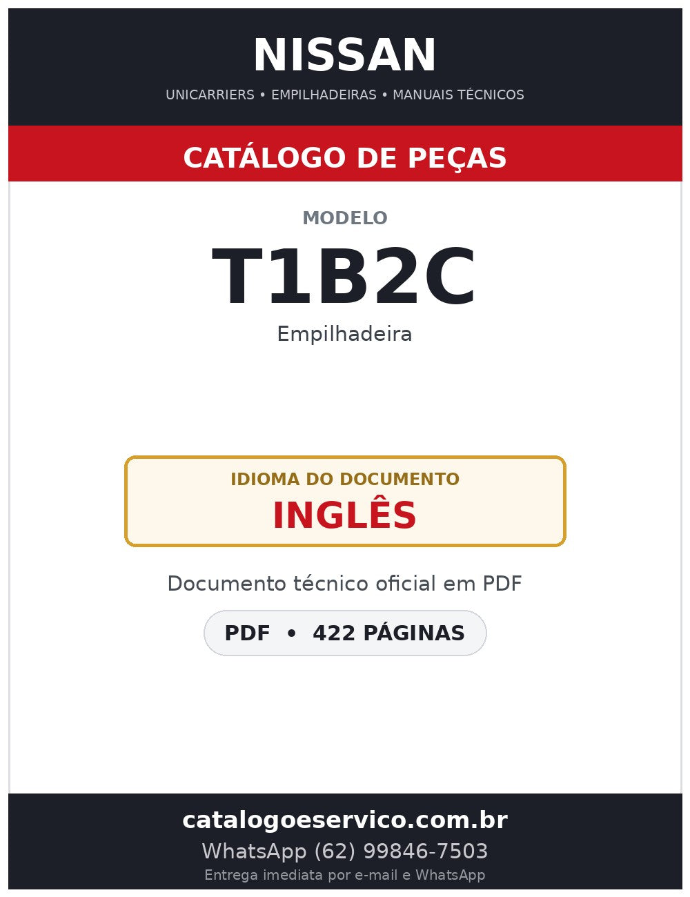 T1B2C - Catálogo de Peças Nissan