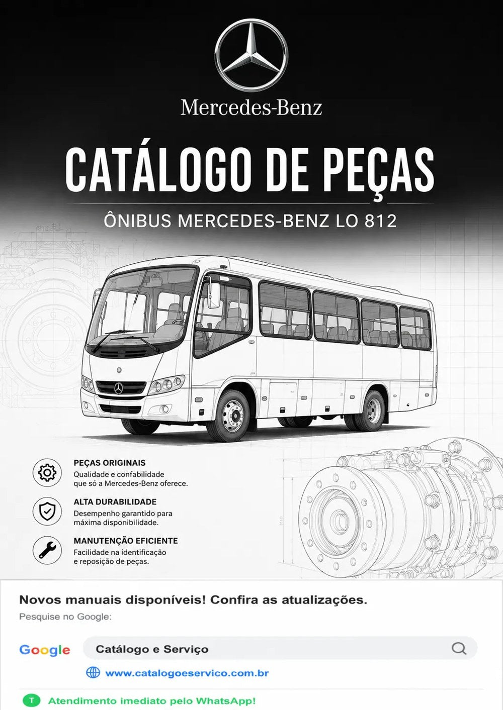 Catálogo de Peças Ônibus Mercedes-Benz LO 812