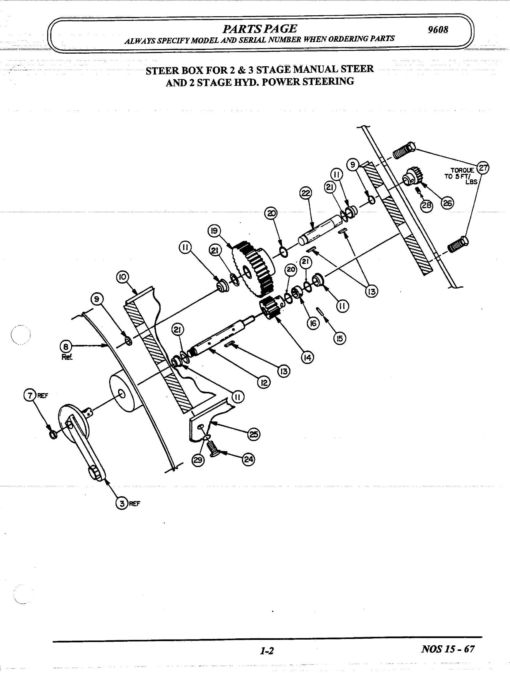 Catálogo de Peças Order Picker Clark NOS 15 (Book X-168A) - página interna