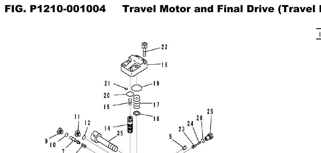 CATALOGO DE PEÇAS PDF ESCAVADEIRA HIDRÁULICA PC210-10M0 - KOMATSU - vista explodida 1