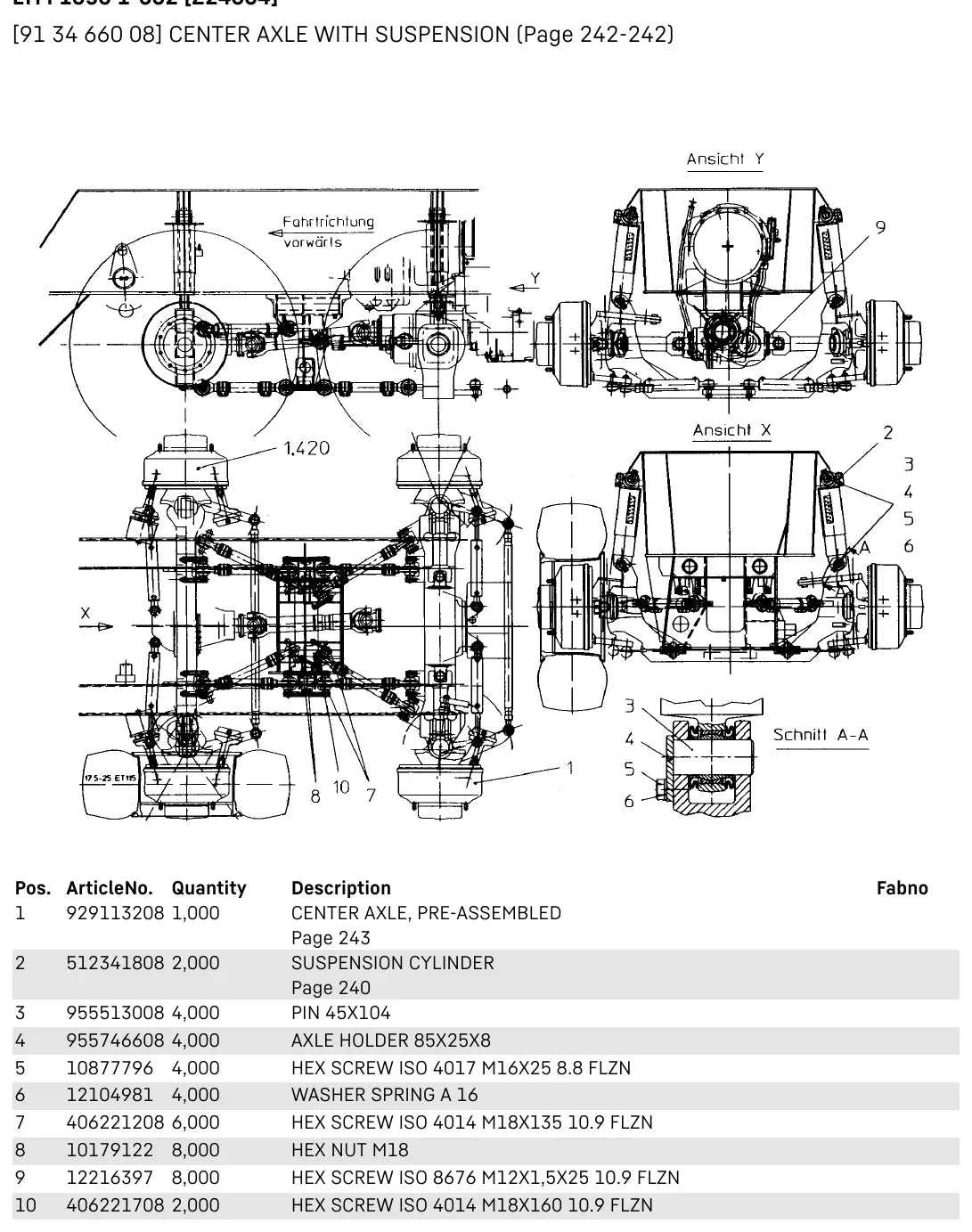 Vista explodida de conjunto — Liebherr LTM 1050-1 / LTM 1050 1-002 (amostra 2 de 2)